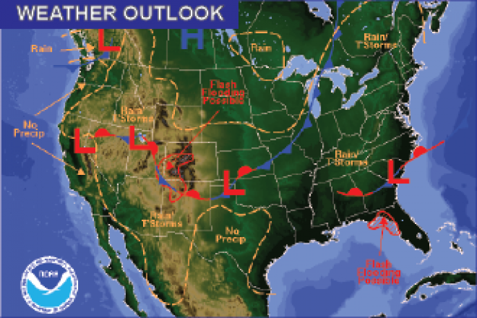 Weather Outlook - August 5, 2016 Weather Outlook - August 5, 2016