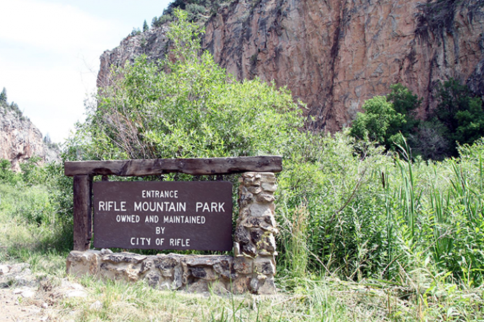 PICT Rifle Mountain Park Entrance - City of Rifle PICT Rifle Mountain Park Entrance - City of Rifle