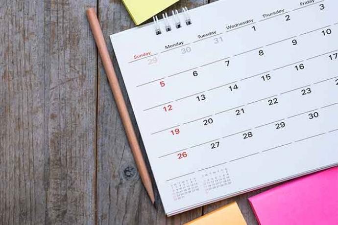 PROMO 660 x 440 Miscellaneous - Calendar Pencil Note Pad Wood - iStock PROMO 660 x 440 Miscellaneous - Calendar Pencil Note Pad Wood - iStock