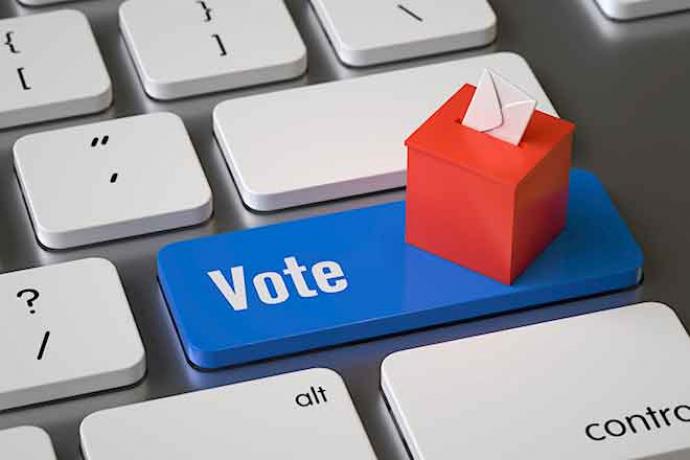 PROMO 64J1 Politics - Election Vote Ballot Keyboard - iStock - abluecup PROMO Politics - Election Vote Ballot Keyboard - iStock - abluecup