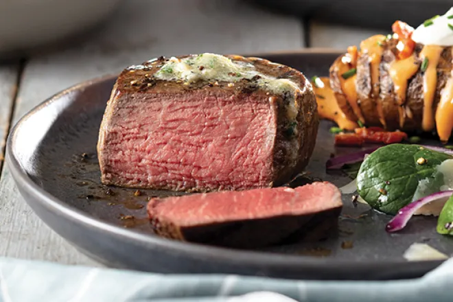 Grilled steak