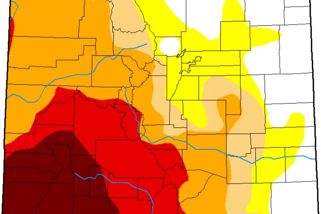 MAP Colorado Drought Conditions - January 1, 2019 MAP Colorado Drought Conditions - January 1, 2019