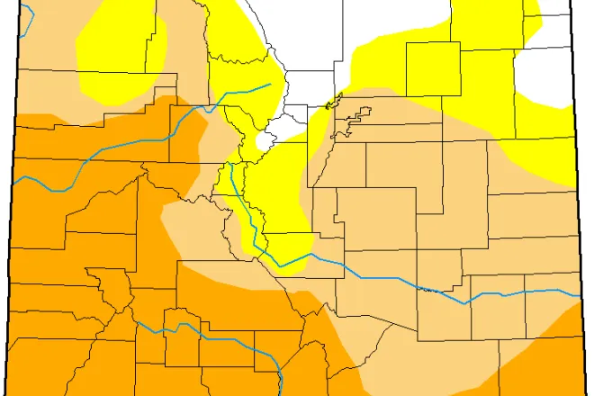MAP Colorado Drought Conditions February 13, 2018