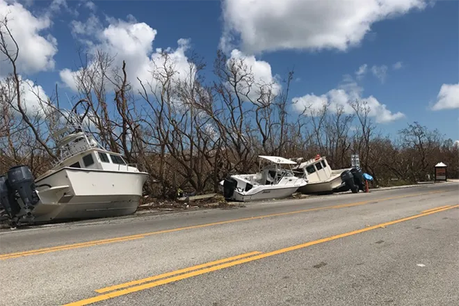 PICT Hurricane Irma boats FL Keys USFWS