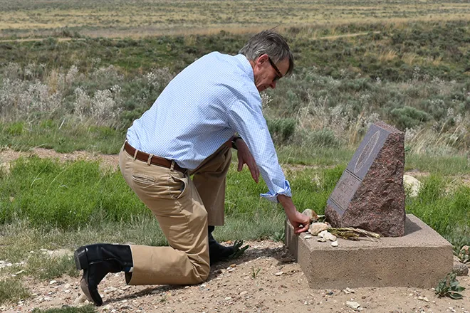 PICT Governor Hickenlooper Sweet Grass Braid - Chris Sorensen PICT Governor Hickenlooper Sweet Grass Braid - Chris Sorensen