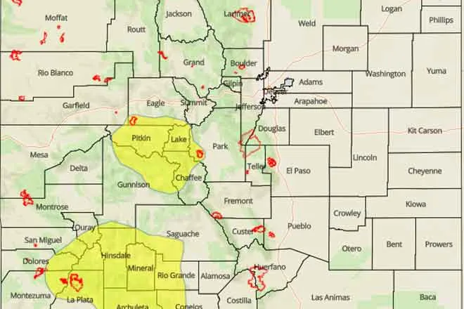 MAP Colorado Flood Risk for June 30, 2019 - CWCB