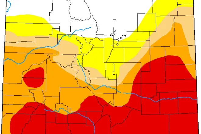 MAP Colorado Drought Conditions - June 23, 2020 - National Drought Mitigation Center