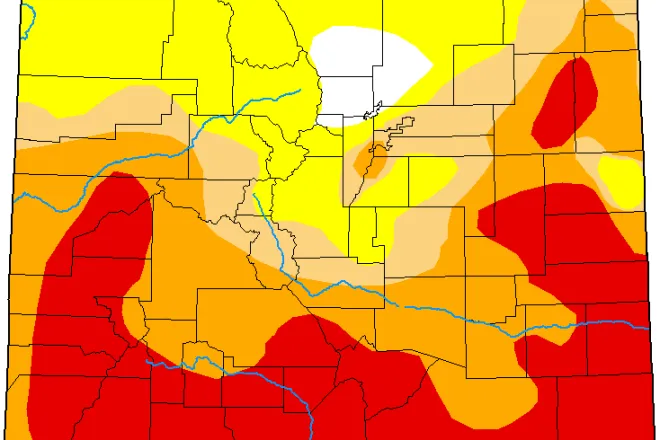 MAP Colorado Drought Conditions - July 21, 2020 - National Drought Mitigation Center