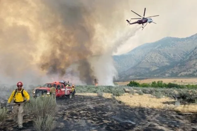 PICT Air operations at the Pine Gulch Fire August 10, 2020 PICT Air operations at the Pine Gulch Fire August 10, 2020