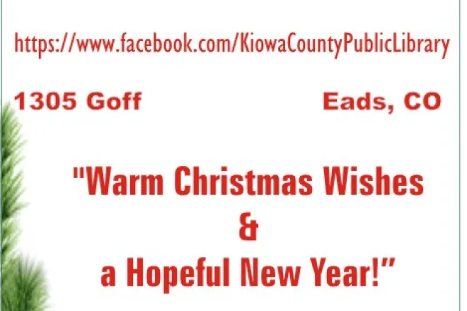 AD 2020-12 Kiowa County Public Library AD 2020-12 Kiowa County Public Library