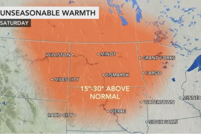 MAP Unseasonably warm temperatures in the northern United States March 6, 2021 - AccuWeather MAP Unseasonably warm temperatures in the northern United States March 6, 2021 - AccuWeather
