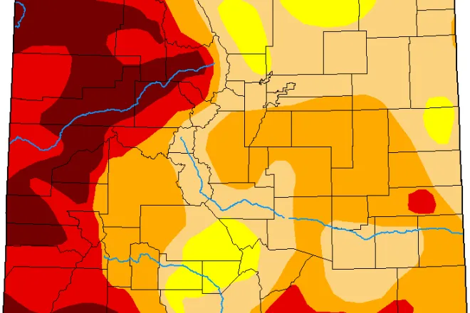 MAP Colorado Drought Conditions - April 6, 2021 - National Drought Mitigation Center MAP Colorado Drought Conditions - April 6, 2021 - National Drought Mitigation Center