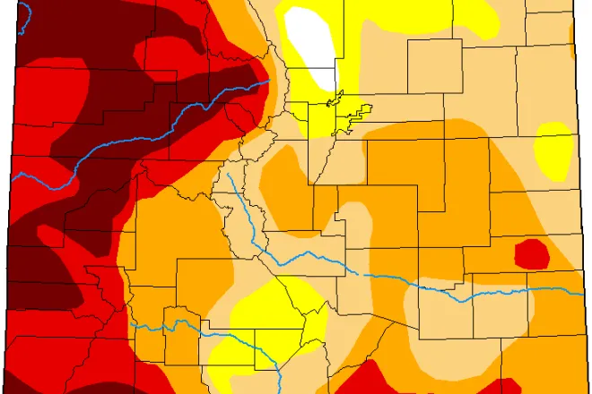 MAP Colorado Drought Conditions - April 20, 2021 - National Drought Mitigation Center