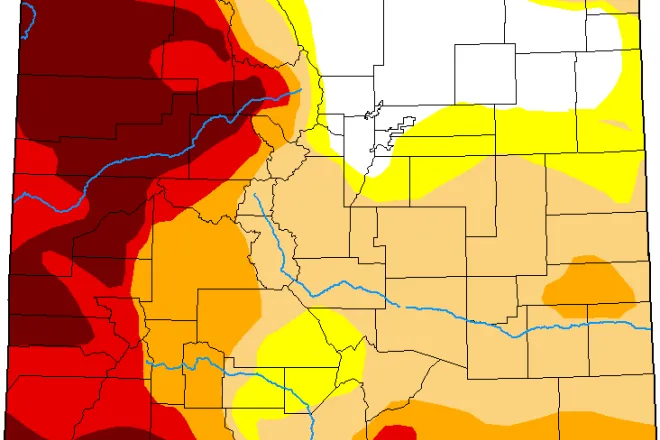 MAP Colorado Drought Conditions - May 11, 2021 - National Drought Mitigation Center