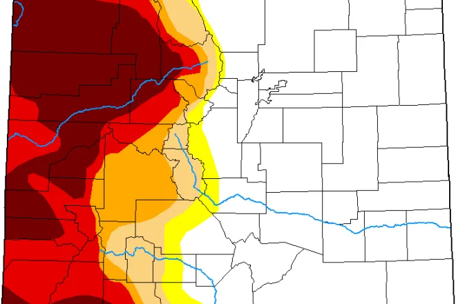 MAP Colorado Drought Conditions - June 8, 2021 - National Drought Mitigation Center