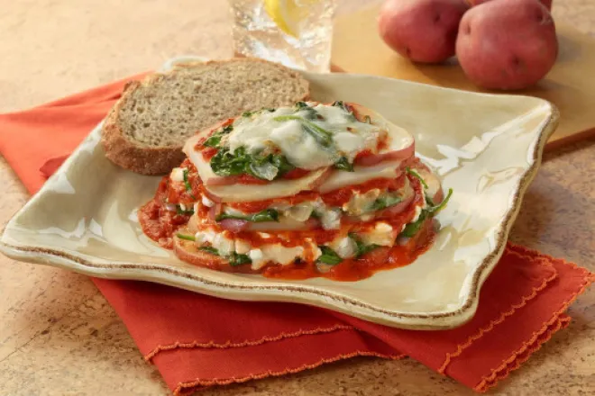 PICT RECIPE Potato Spinach Lasagna - USDA