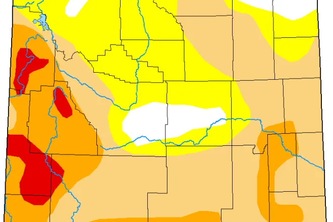 MAP Wyoming Drought Conditions - June 14, 2022 - National Drought Mitigation Center MAP Wyoming Drought Conditions - June 14, 2022 - National Drought Mitigation Center