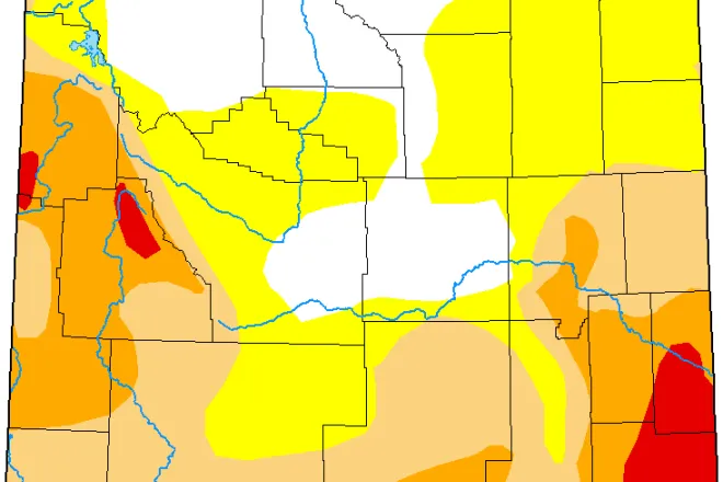 MAP Wyoming Drought Conditions - October 4, 2022 - National Drought Mitigation Center