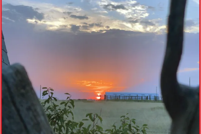 Photo of the Week - 2022-10-14 a Kiowa County late summer sunset - Chris Sorensen