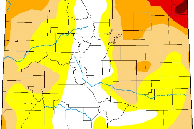 MAP Colorado Drought Conditions - October 11, 2022 - National Drought Mitigation Center.