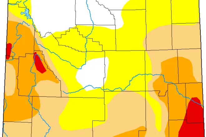 MAP Wyoming Drought Conditions - October 18, 2022 - National Drought Mitigation Center MAP Wyoming Drought Conditions - October 18, 2022 - National Drought Mitigation Center
