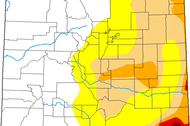 MAP Colorado Drought Conditions - May 2, 2023 - National Drought Mitigation Center