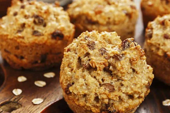 PICT RECIPE Oatmeal Raisin Muffins - USDA