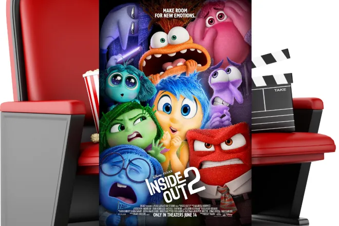 Movie poster for Inside Out 2