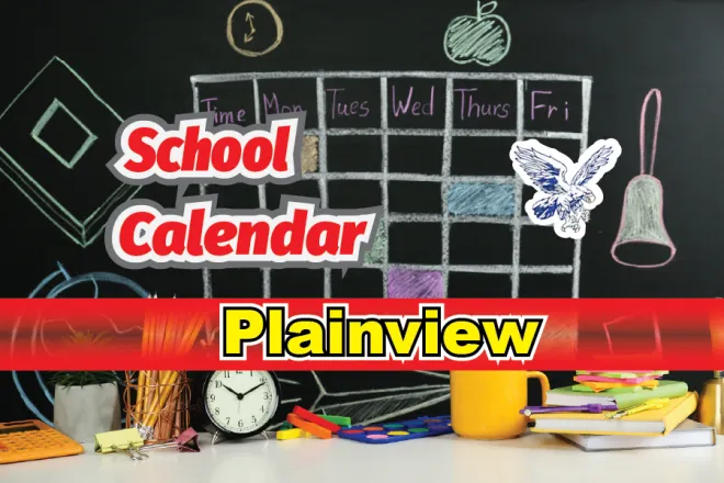 Concept art for the Plainview School Calendar