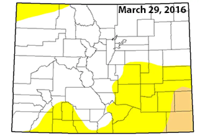 Colorado Drought Map