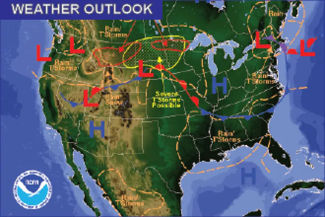 Weather Outlook - July 10, 2016