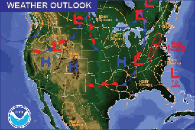 Weather Outlook - September 18, 2016