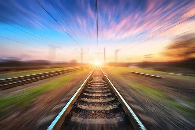 PROMO - 64J1 Transportation - Rail Line Train Track Railroad - iStock - den-belitsky PROMO - 64J1 Transportation - Rail Line Train Track Railroad - iStock - den-belitsky