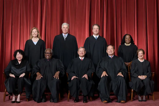 PROMO 64 Law - Memebers of the Supreme Court of the United States 2022 - WIkimedia - Public Domain
