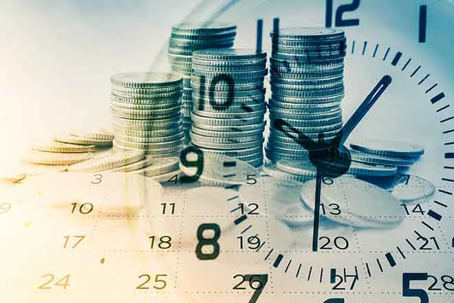 PROMO 64J1 Business - Clock Time Money Coins Calendar - iStock - Ratana21