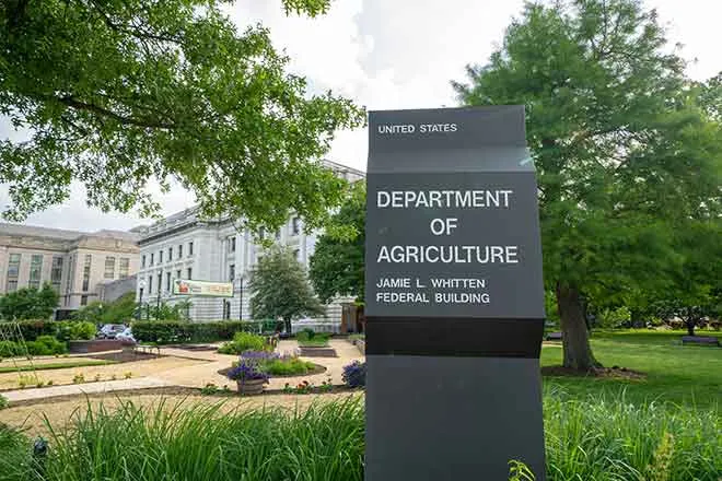 PROMO Government - USDA United States Department of Agriculture Building Washington DC - iStock - Melissa Kopka