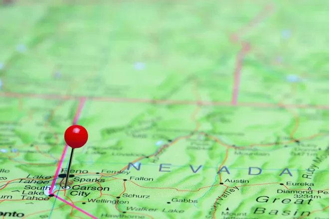 PROMO 64J1 Map - Nevada State Map - iStock - dk_photos PROMO 64J1 Map - Nevada State Map - iStock - dk_photos