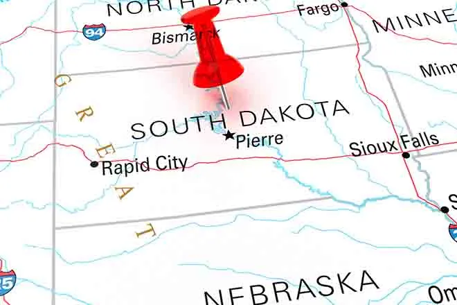 PROMO Map - South Dakota State Map - iStock - klenger