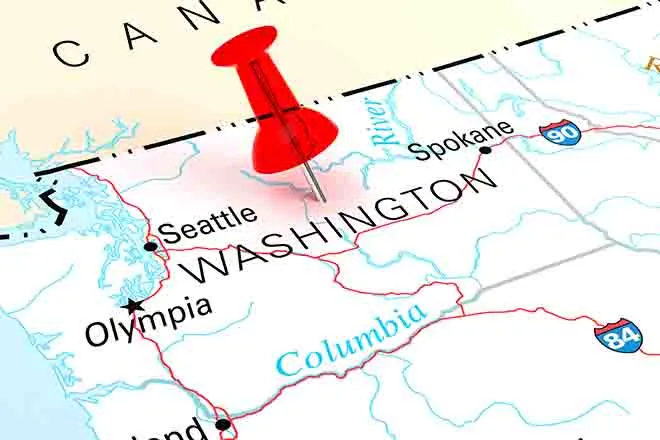PROMO 64J1 Map - Washington State Map - iStock - klenger PROMO Map - Washington State Map - iStock - klenger