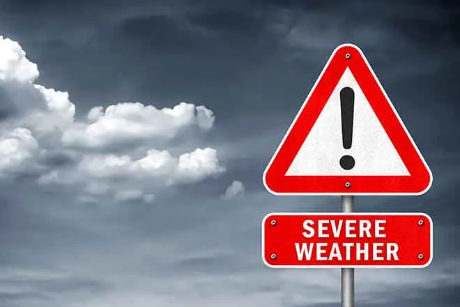 PROMO 64J1 Weather - Severe Thunderstorm Sign - iStock - gguy44 PROMO 64J1 Weather - Severe Thunderstorm Sign - iStock - gguy44