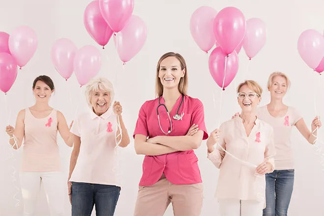 PROMO 660 x 440 Health - Breast Cancer Awareness Pink Balloon Women Doctor - iStock KatarzynaBialasiewicz PROMO 660 x 440 Health - Breast Cancer Awareness Pink Balloon Women Doctor - iStock KatarzynaBialasiewicz