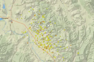 2017-09-10 MAP Idaho Earthquakes 2017-09-10 MAP Idaho Earthquakes