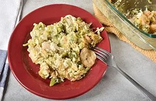 PICT RECIPE Cheesy Chicken Broccoli Rice Bake - USDA