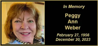 Memorial photo of Peggy Ann Weber