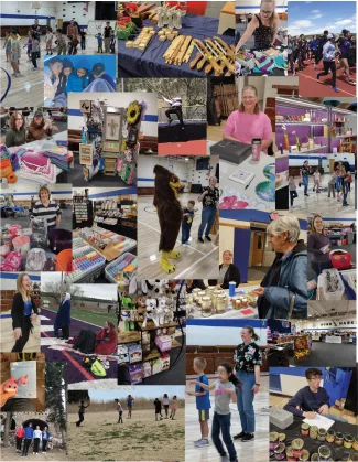 Collage of photos of students and staff engaged in activities at Plainview School in Kiowa County, Colorado. Collage of photos of students and staff engaged in activities at Plainview School in Kiowa County, Colorado.
