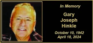 Memorial photo for Gary Joseph Hinkle.