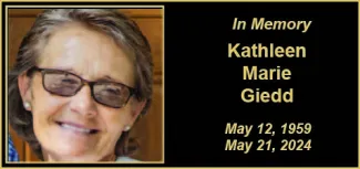 Memorial photo of Kathleen Marie (Crabb) Giedd