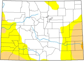 Map of Colorado drought conditions as of May 21, 2024 - National Drought Mitigation Center