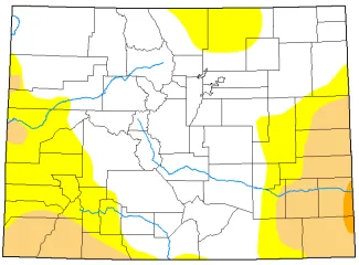 Map of Colorado drought conditions as of May 28, 2024 - National Drought Mitigation Center