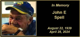Memorial photo of John E. Spell. Memorial photo of John E. Spell.